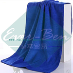 blue big microfiber cloth-microfiber shower towels